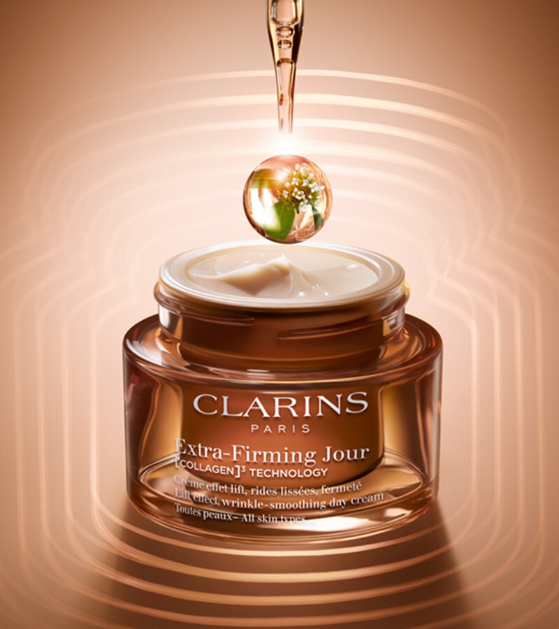 Descubra a coleção Extra-Firming da Clarins na loja online El Corte Inglés 