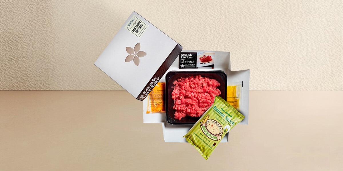 Steak Tartar de vacuno joven Dos Primaveras LA FINCA