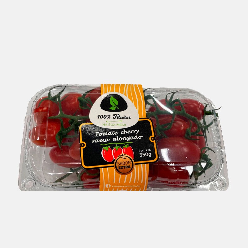 Tomate Cherry Rama Alongado embalagem 350 g