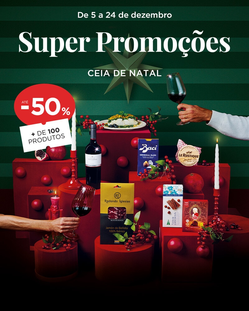 Ceia de Natal até -50% em + 100 produtos - 5 a 24 de dezembro