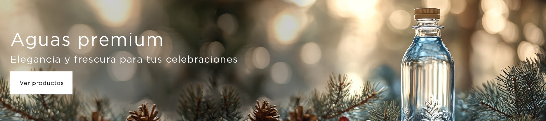 Aguas premium: elegancia y frescura para tus celebraciones