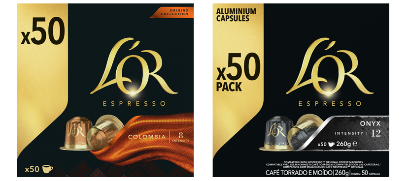 L´OR Café en cápsulas distintos formatos y variedades