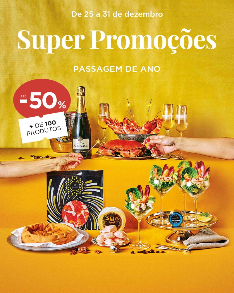 Passagem de Ano até -50% em + 100 produtos - 25 a 31 de dezembro