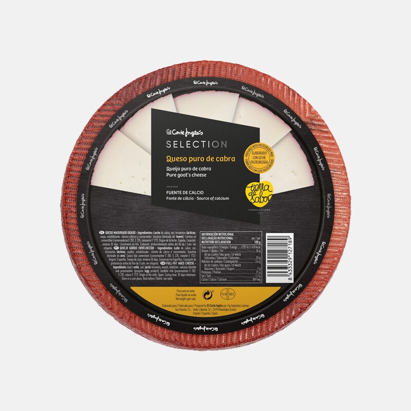 El Corte Inglés Selection Queijo Puro de Cabra Puro Elaborado com Leite Pasteurizado