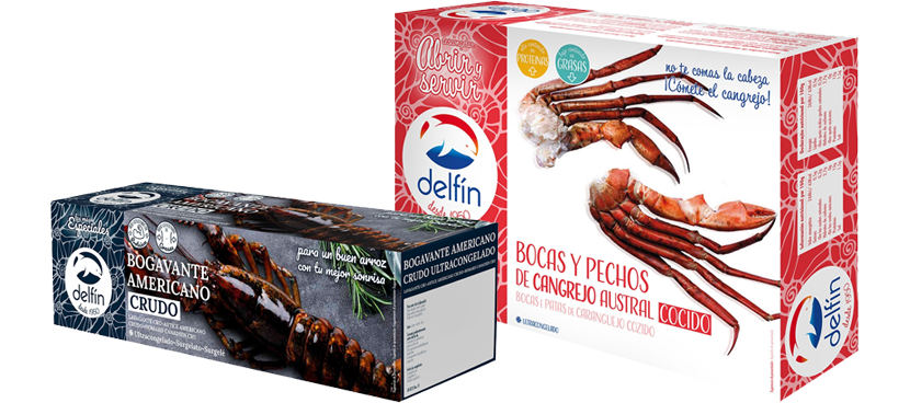 DELFIN bogavante crudo 350 g