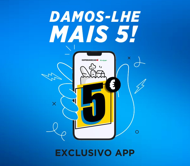 Damos-lhe mais 5! Exclusivo App