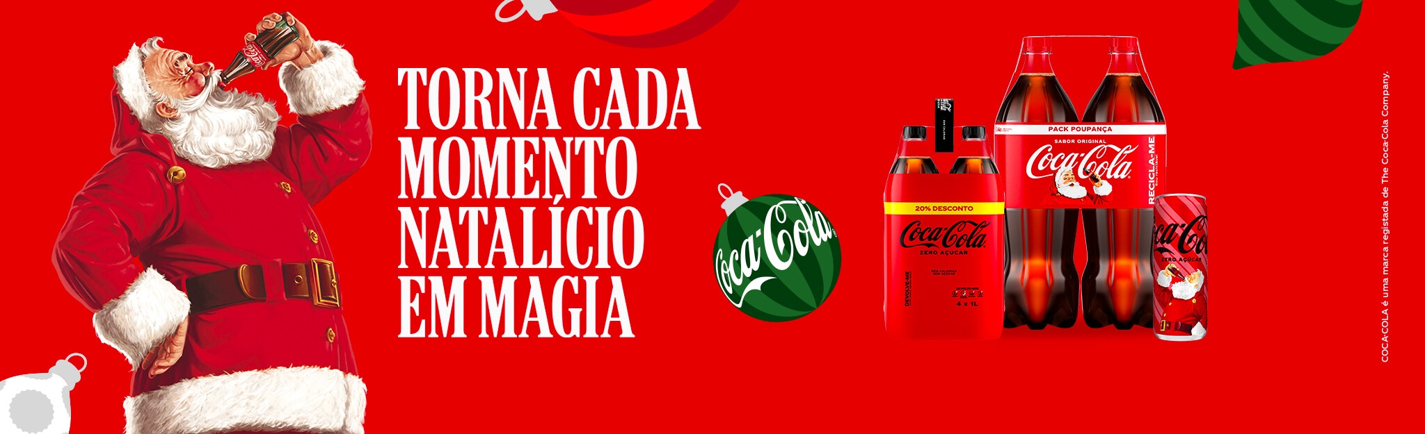 PUB Coca Cola - Torna cada momento natalício em magia