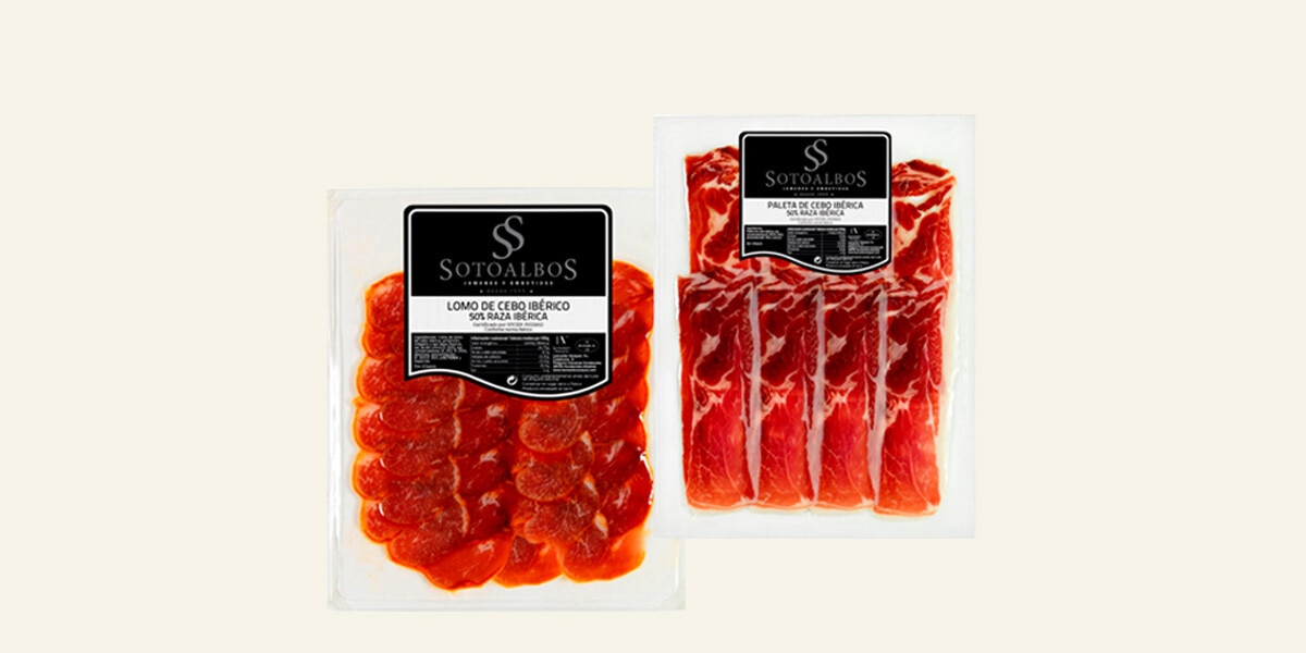 Loncheados de cebo ibérico 50% raza ibérica SOTOALBOS