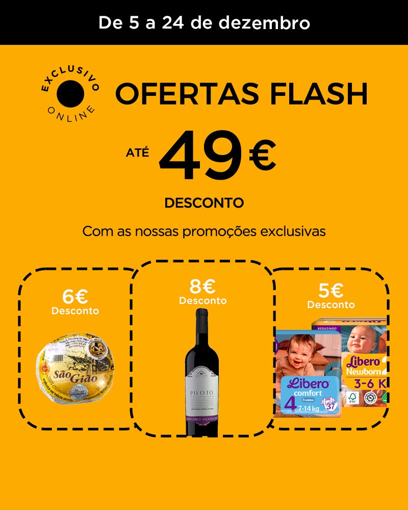 Ofertas Flash - 5 a 24 de dezembro