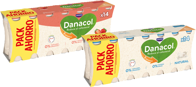 DANACOL contra el colesterol distintas variedades y formatos