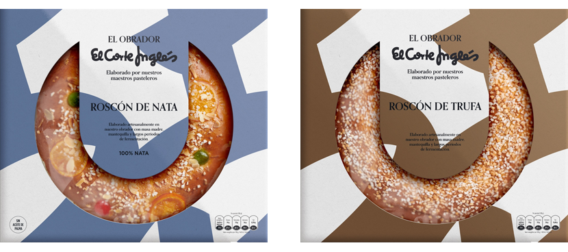 EL OBRADOR EL CORTE INGLES Roscón de Reyes distintas variedades