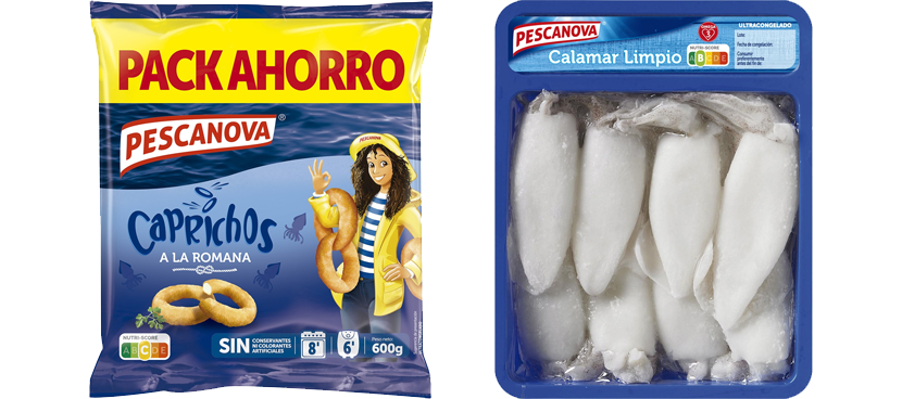 PESCANOVA calamar distintas formas y variedades