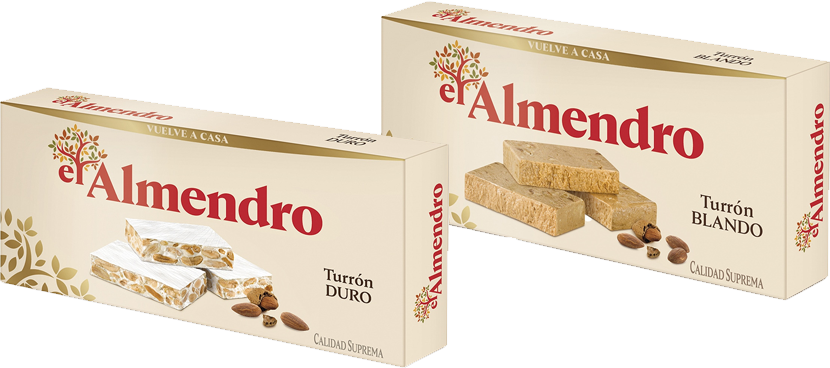 ALMENDRO Turrones distintas variedades y formatos
