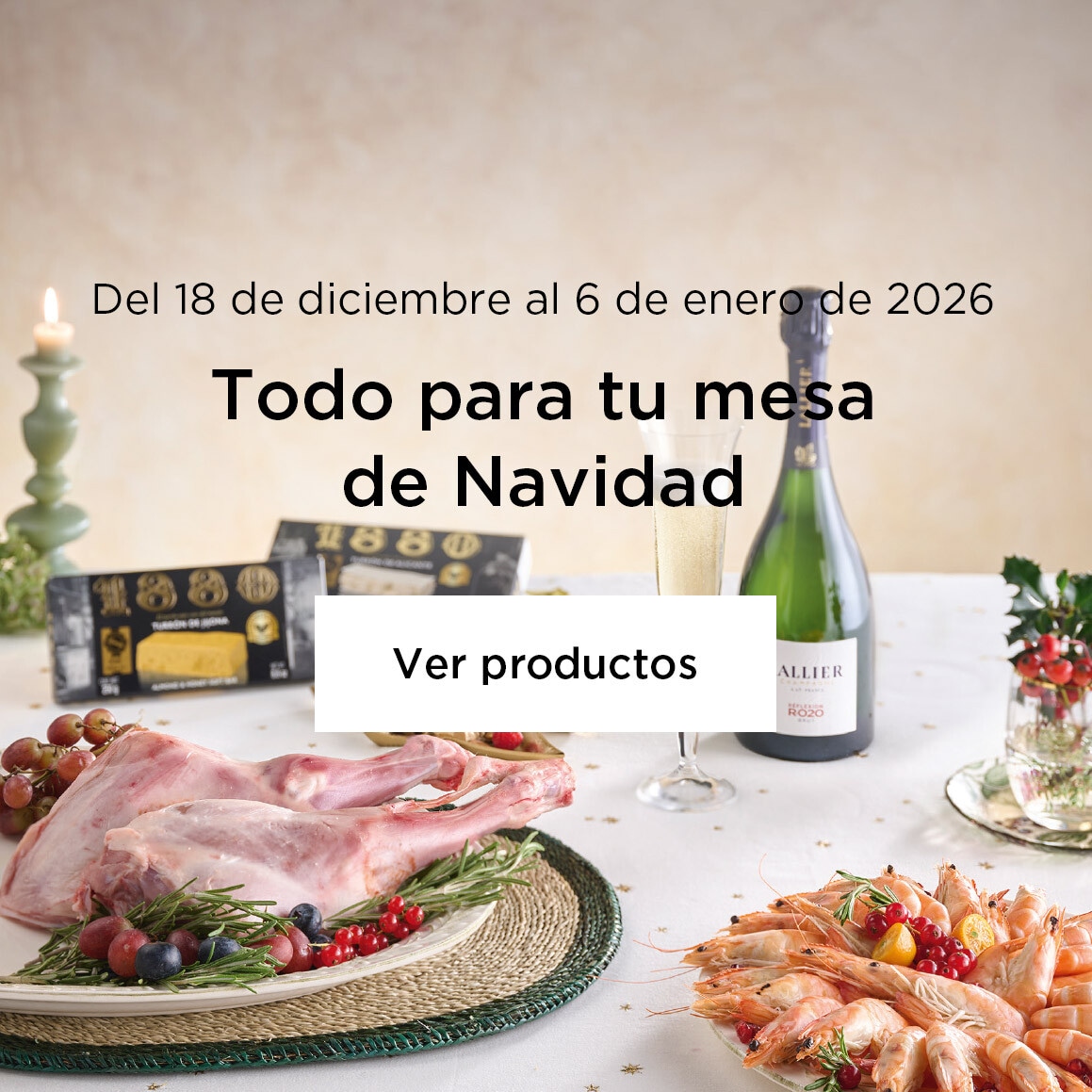 Todo para tu mesa de Navidad
