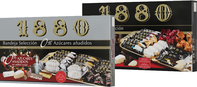 1880 Porciones turrones distintos formatos y variedades