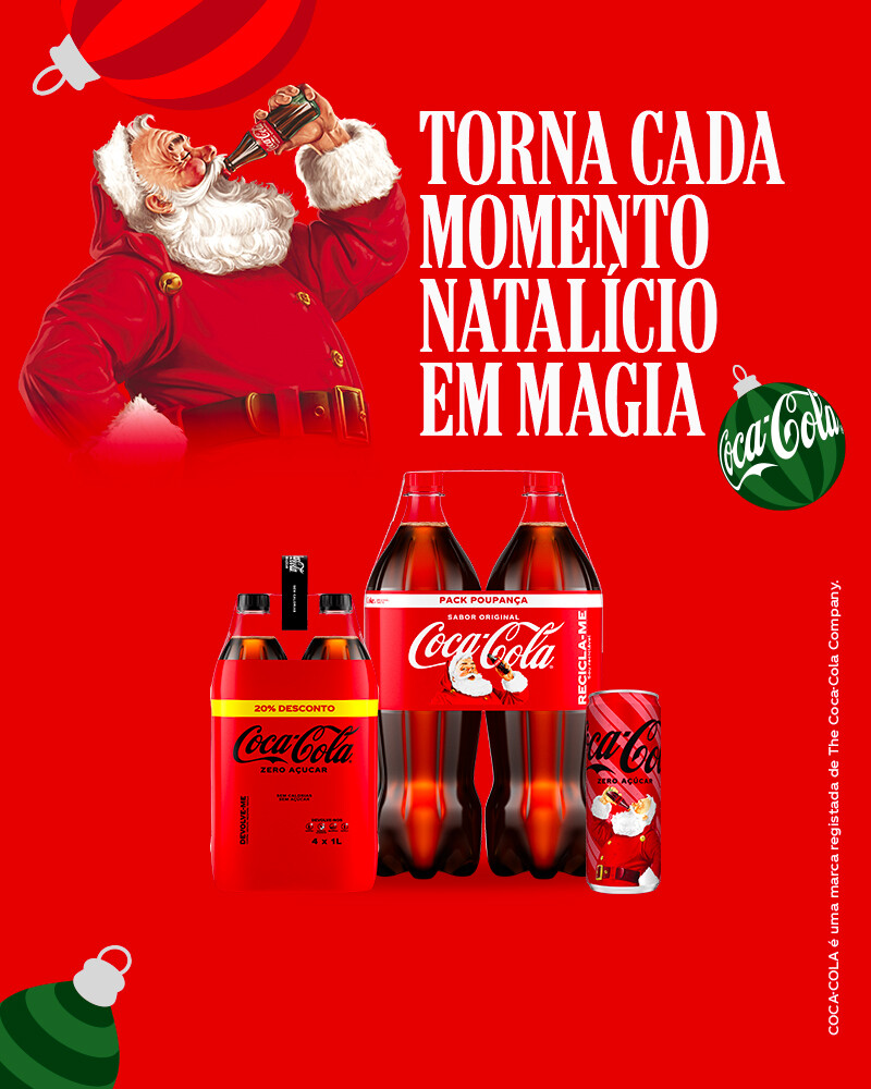 PUB Coca Cola - Torna cada momento natalício em magia