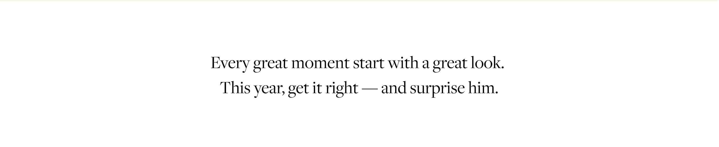 THE ULTIMATE (MAN) GIFT GUIDE