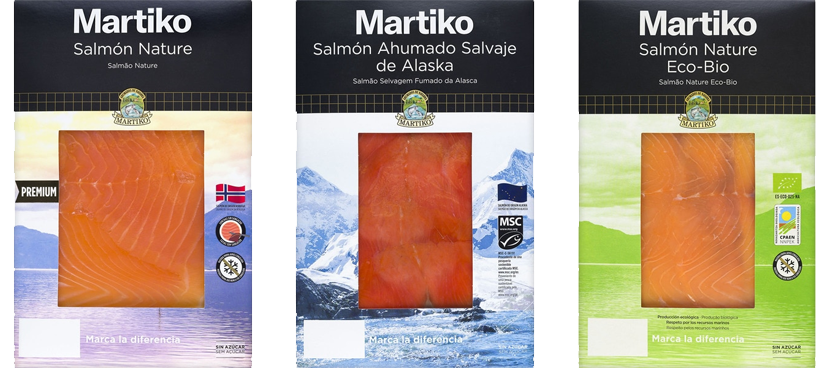 MARTIKO ahumados distintas variedades y formatos