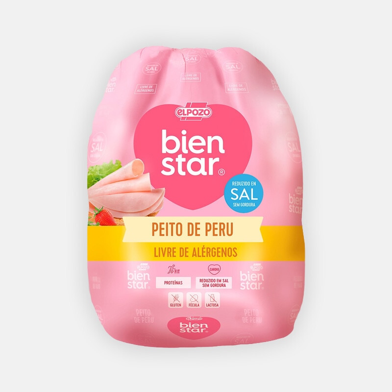 Elpozo Bienstar Peito de Peru sem Gordura e Reduzido em Sal sem Glúten kg