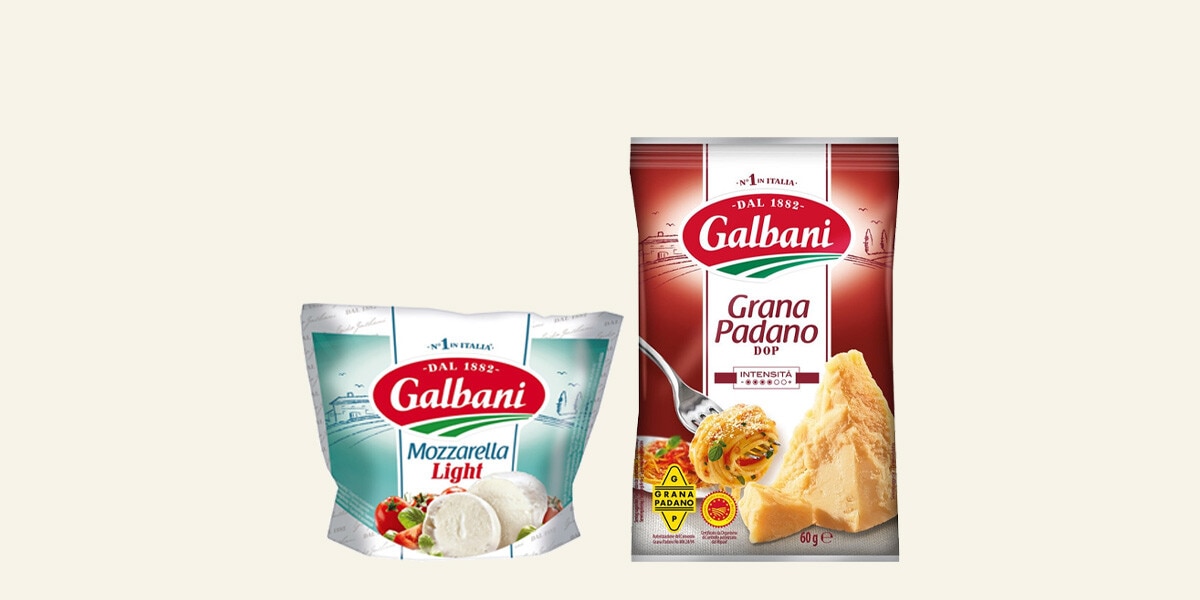 Quesos distintas variedades GALBANI