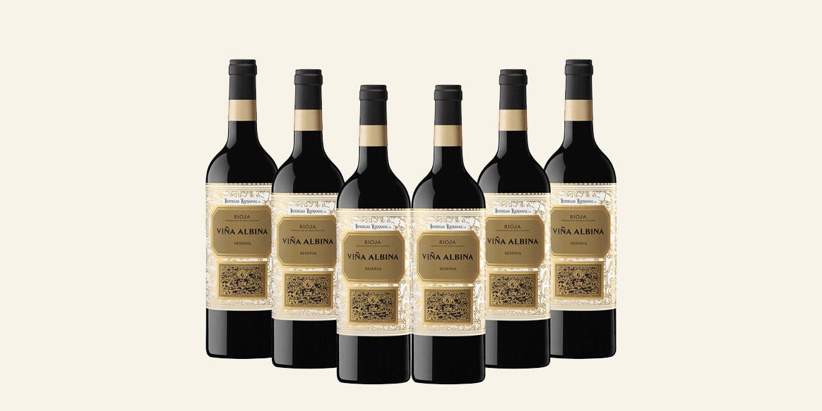 vino tinto reserva DOCa Rioja caja 6 VIÑA ALBINA