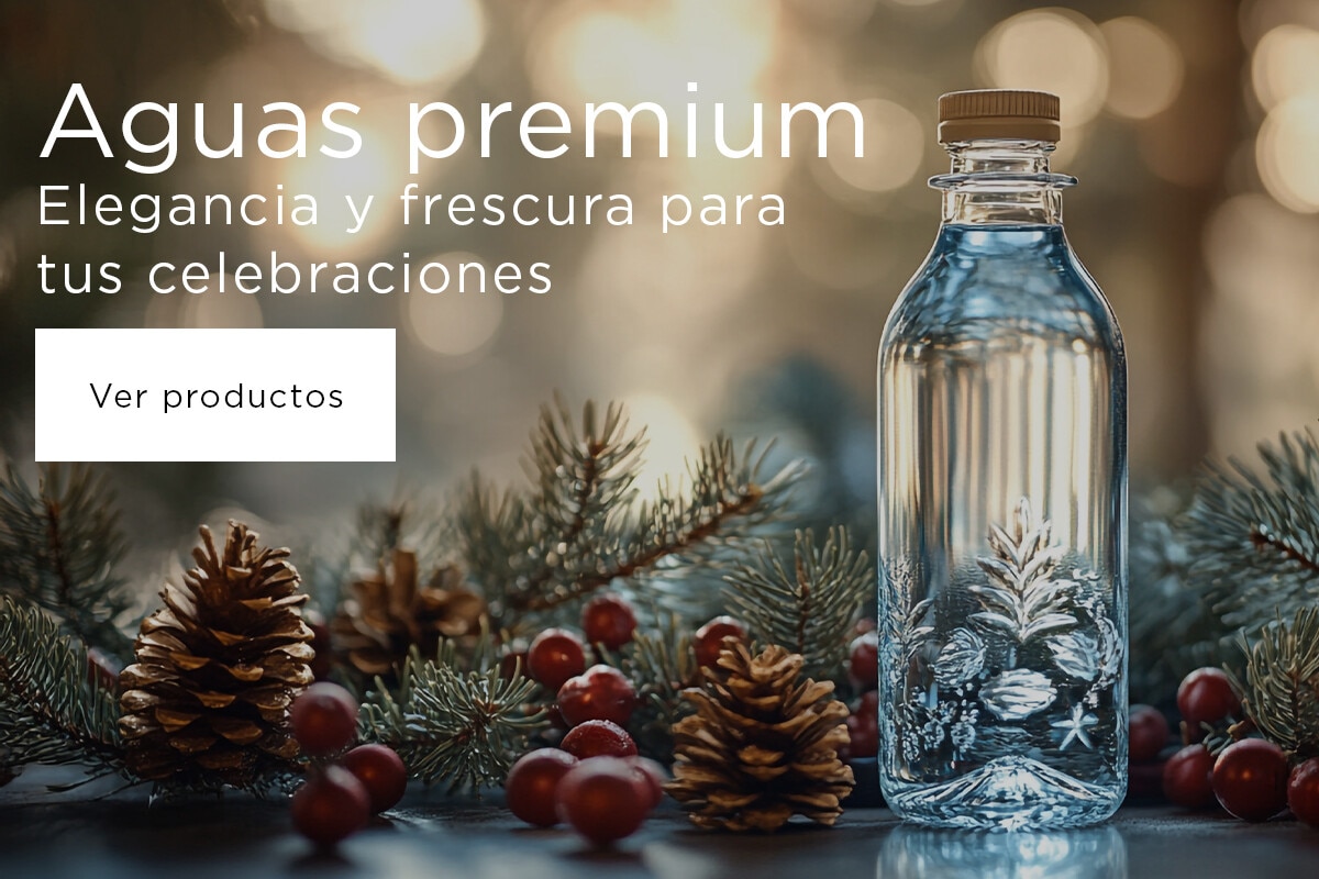 Aguas premium: elegancia y frescura para tus celebraciones