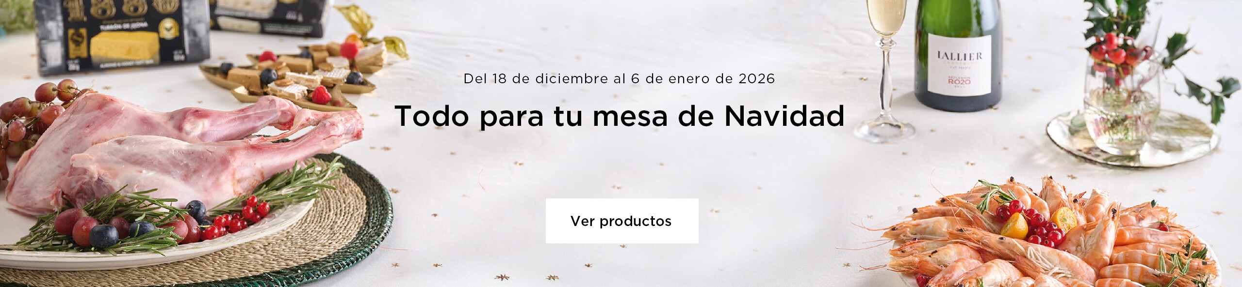 Todo para tu mesa de Navidad