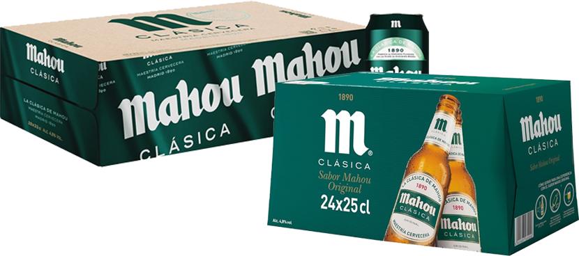 MAHOU Selección de cerveza rubia 