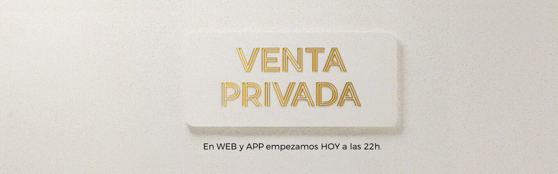 VENTA PRIVADA