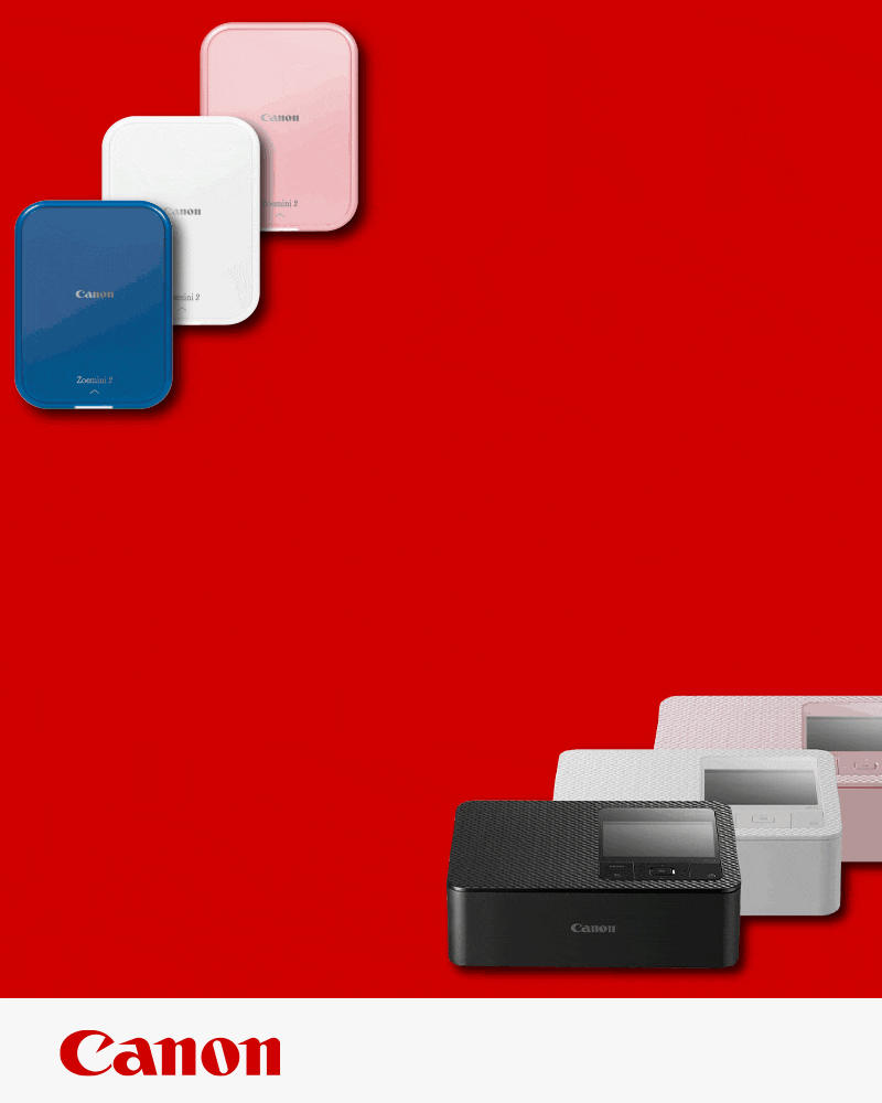 Este Natal, transforma momentos em memórias com a Canon.