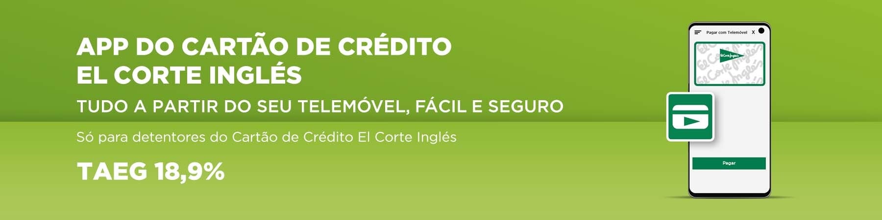 App Cartão de Crédito El Corte Inglés