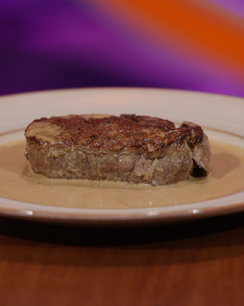 Bife com Molho de Café