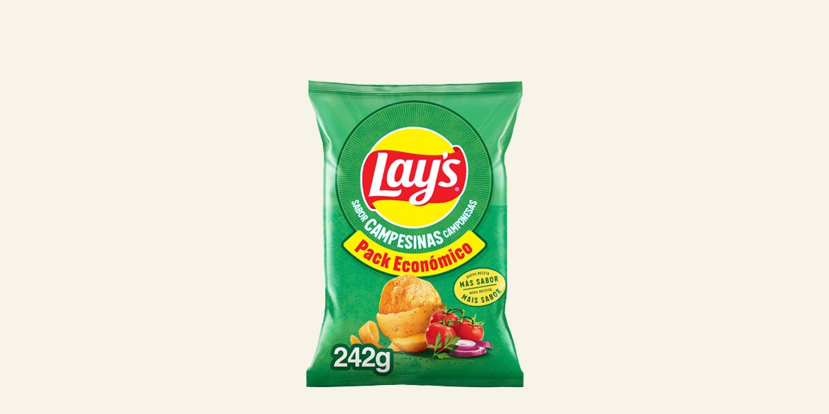 patatas fritas sabor campesinas LAYS