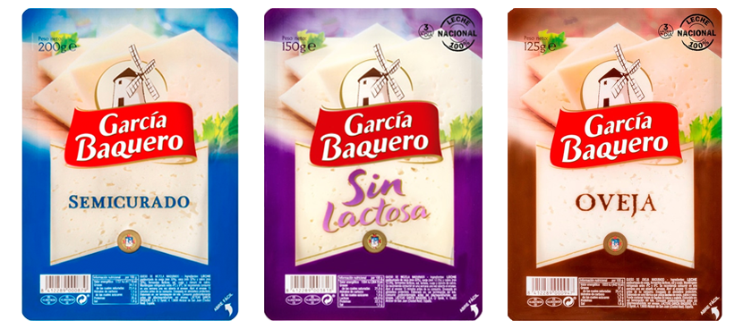 GARCIA BAQUERO Queso en lonchas distintas variedades