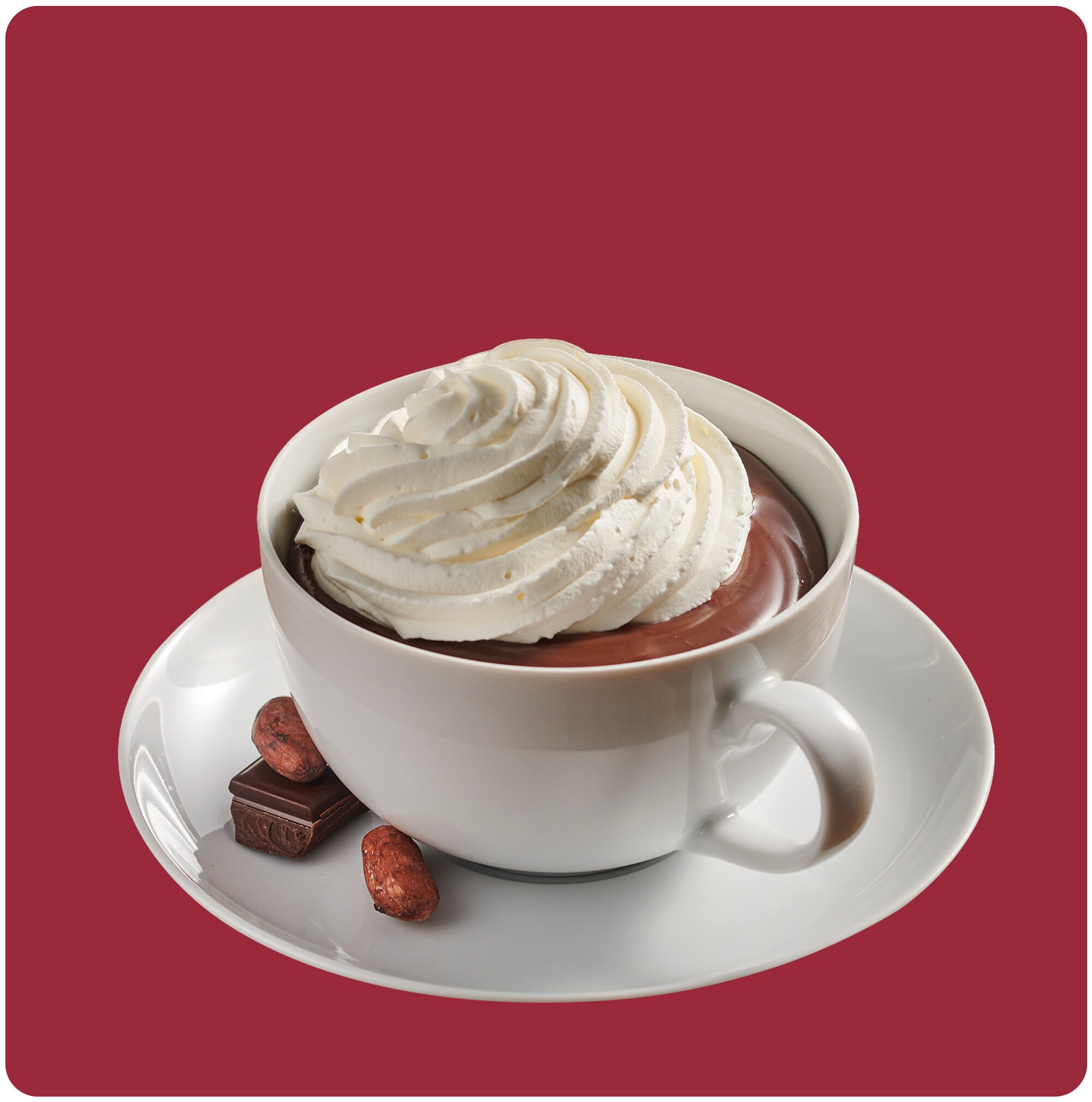 chocolate a la taza tradicional con nata