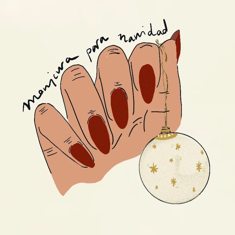 Tonos de esmalte para tu manicura esta Navidad