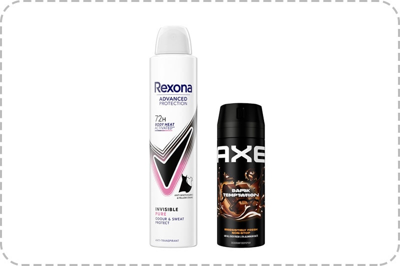 4€ de descuento por compra superior a 12€ en selección de desodorantes AXE y REXONA. Introduce cupón DESODORANTEDTO al finalizar tu pedido. Exclusivo Online.