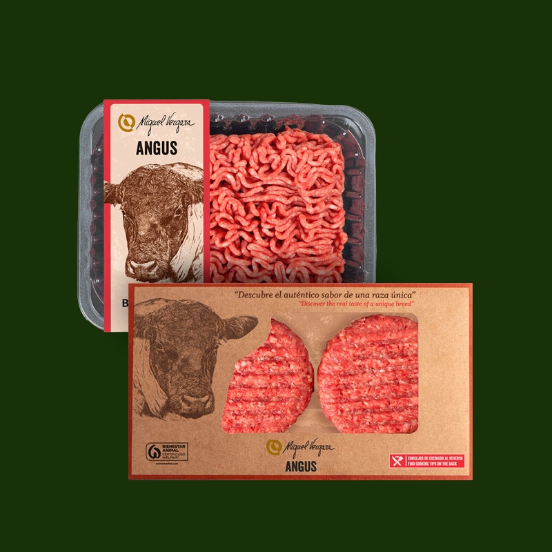 Burger y carne picada de vacuno Miguel Vergara