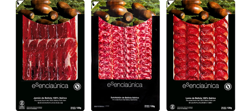 ESENCIAUNICA Loncheados de bellota ibérico 50% raza ibérica 