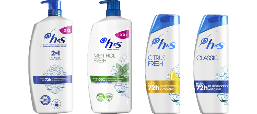 H&S Champús y tratamientos distintas variedades y formatos