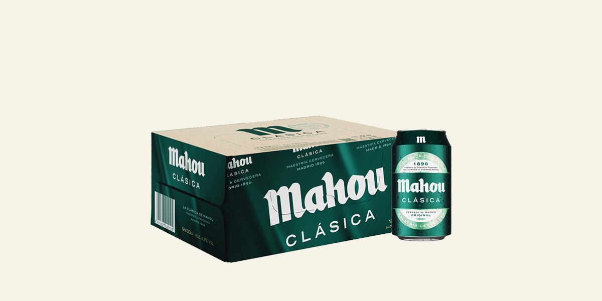 cerveza rubia original pack 12x33 cl MAHOU