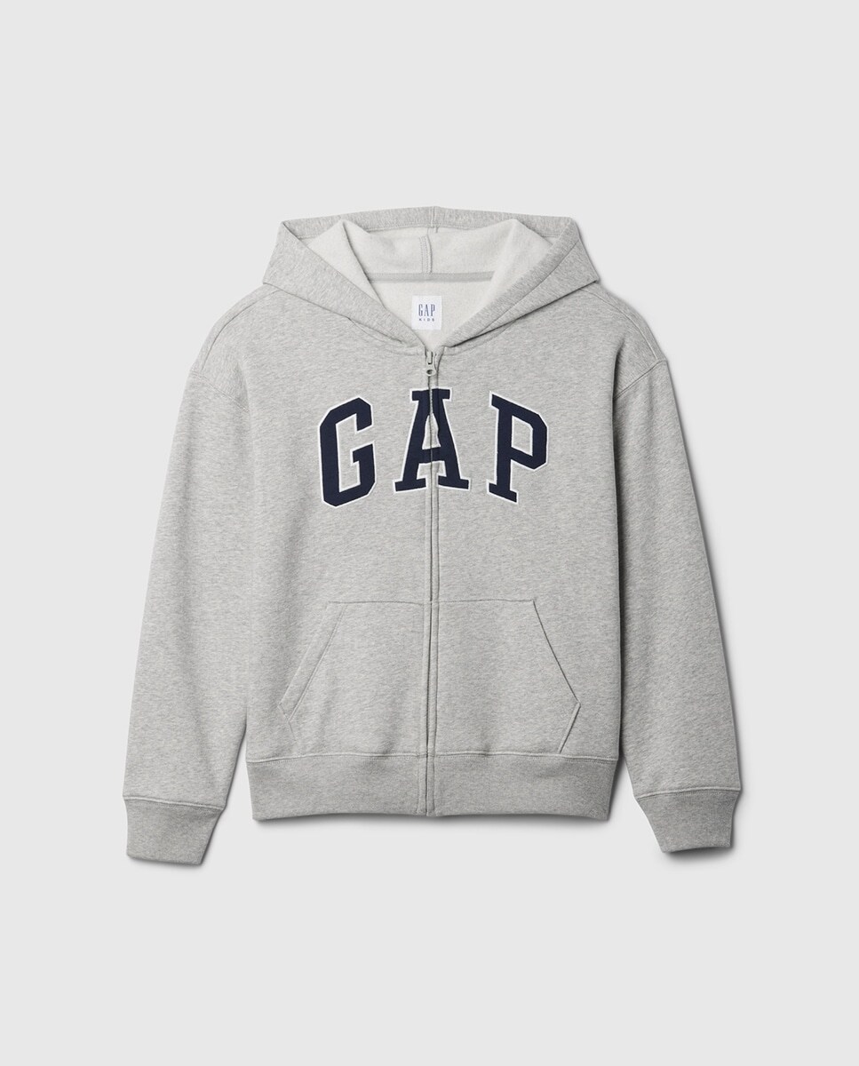 Imagem 0 de Sweatshirt Infantil com Capuz e Fecho de Correr