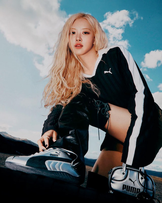 Zapatillas metalizadas