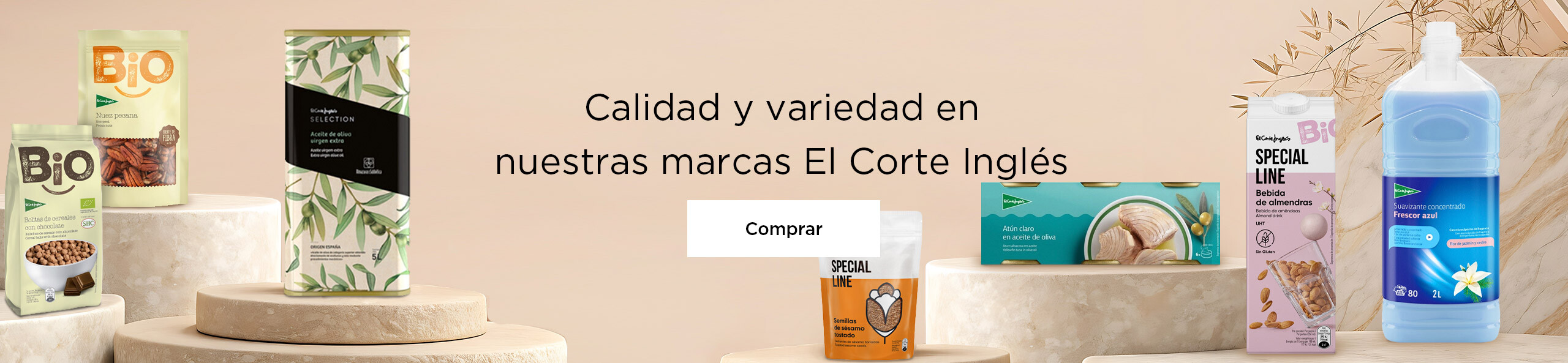 Calidad y variedad en nuestras marcas El Corte Inglés. Comprar