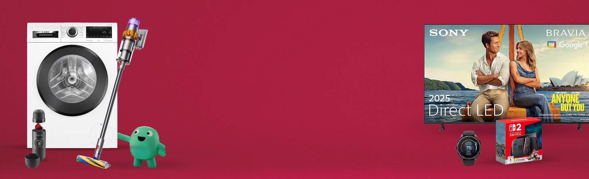 Dia Sem Iva em Tecnologia, Eletrodomésticos, Gaming, Desporto, Casa, The Shop...