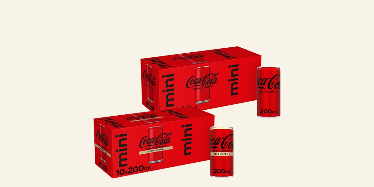 refresco de cola mini pack 10x20 cl COCA COLA