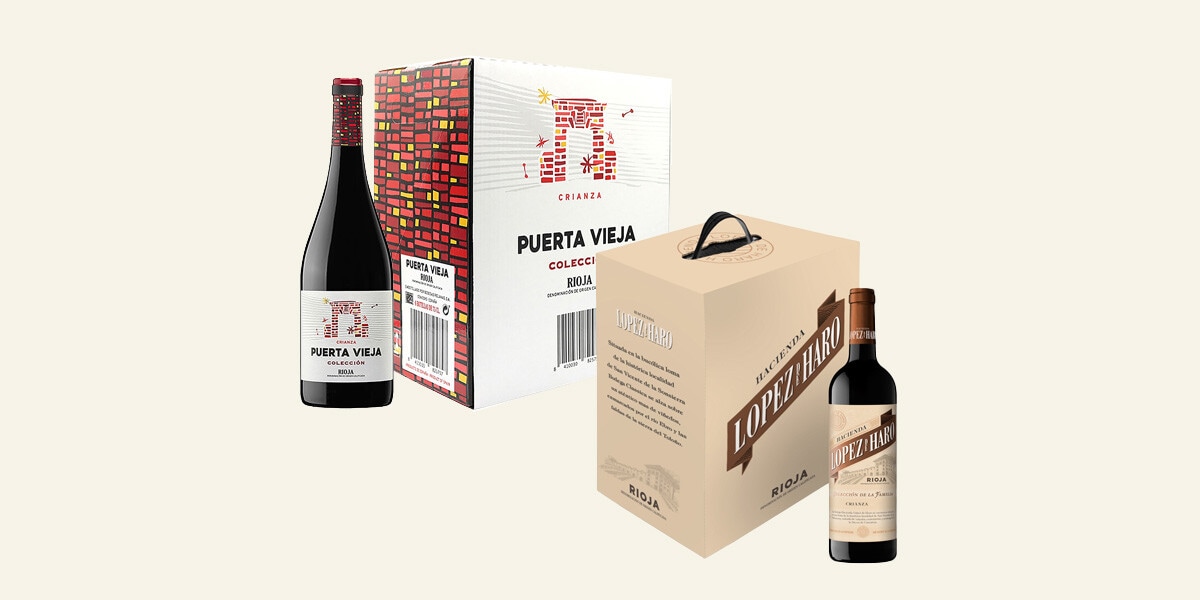 Selección cajas de vinos tinto  MULTIMARCA