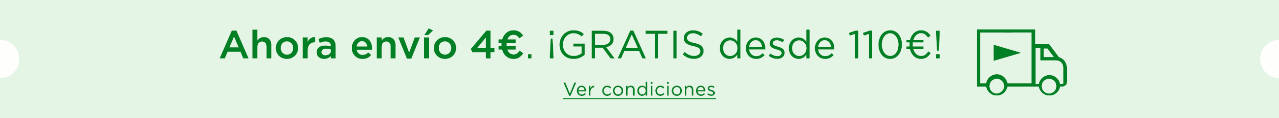 Ahora envío 4€ | GRATIS desde 110€.