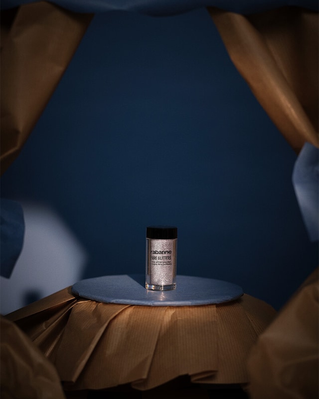 Pós brilhantes Pure Glitters, Paco Rabanne, no tom Sky Dust