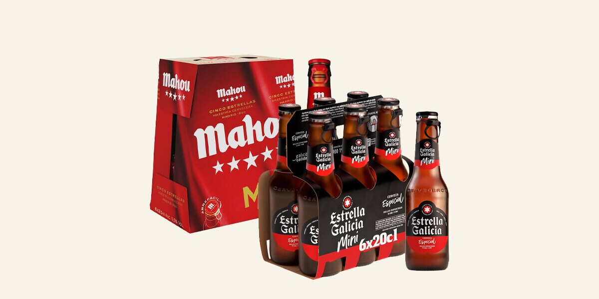 packs mini de cerveza MULTIMARCA
